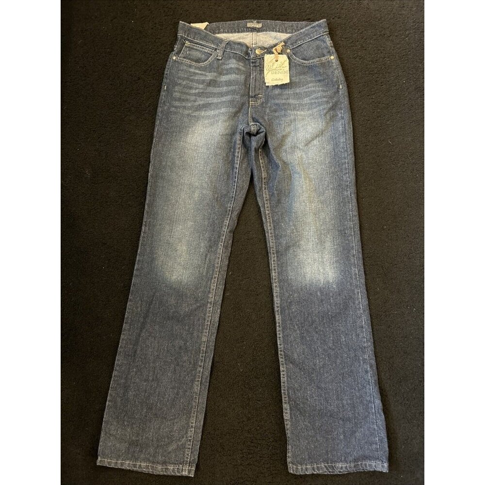NEW! Cabelas Jeans Womens 8 LONG Relaxed Tapered